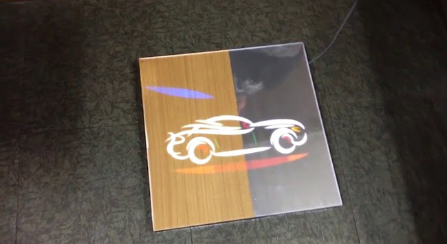 隐藏式木纹显示屏 隐藏式木纹显示屏激光打孔技术-实现无痕透气与美学融合(图1)